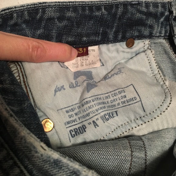 7 For All Mankind Cropped Jeans - Picture 7 of 7